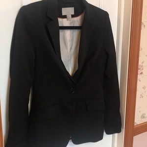 H&M pin stripped black blazer
